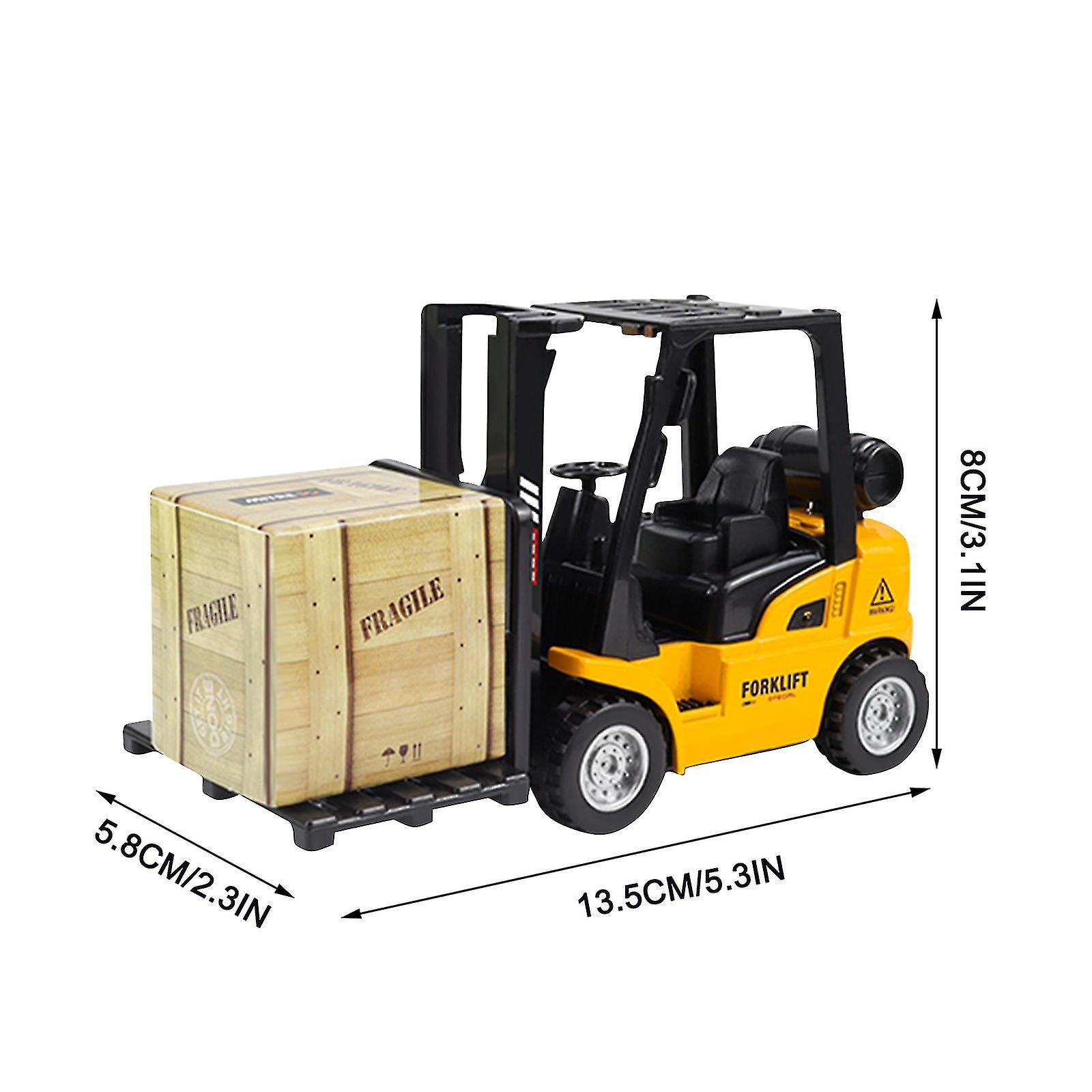 Children's Alloy Toy Mini Pull Back Engineering Truck Construction Engineering Forklift