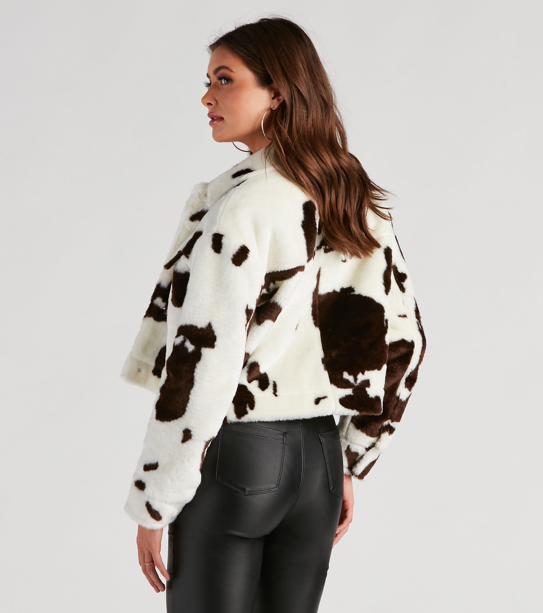 Ahead Of The Herd Cow Print Jacket