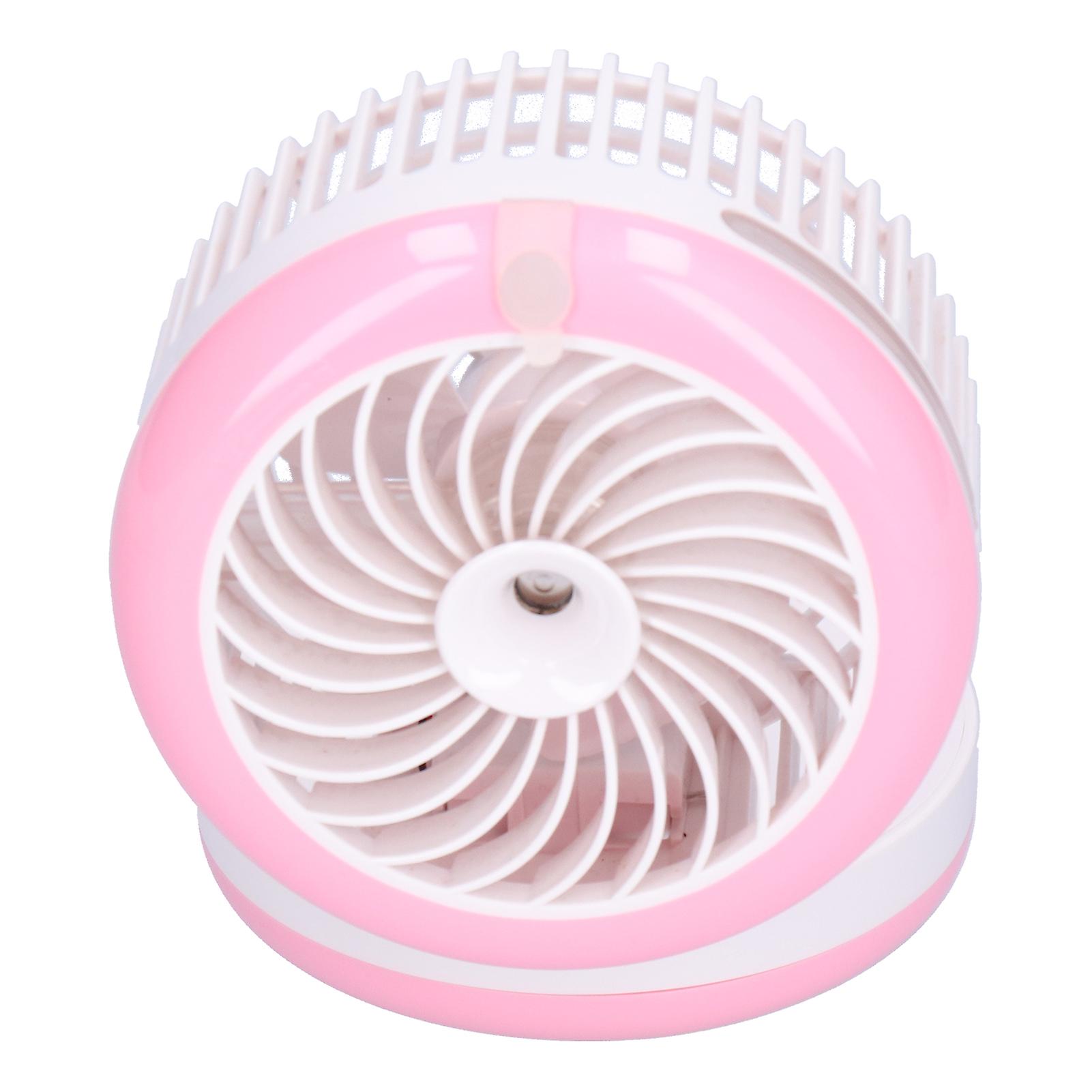 Desktop Humidifying Electric Fan Foldable Water Spray Mist Fan USB Charging for Home Office