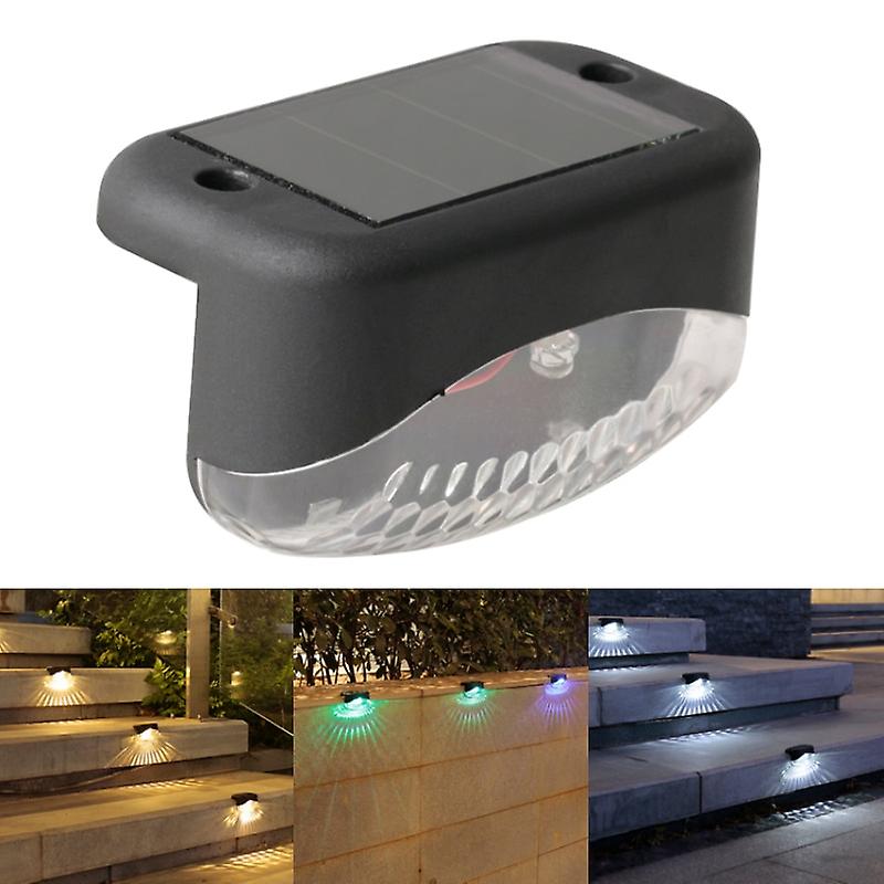 Garden Landscape Step Lights Outdoor Lighting Fence Lamp Waterproof Solar Power Balcony Lighting