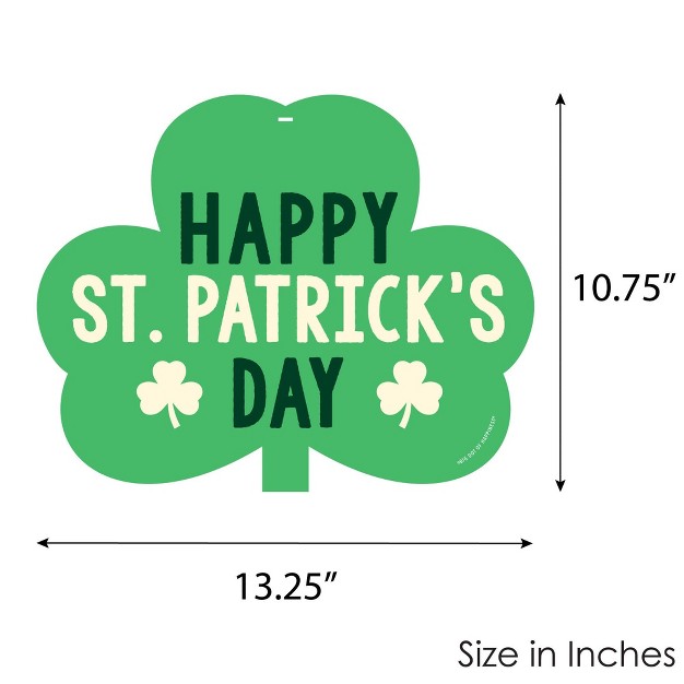 Big Dot Of Happiness St Patrick x27 s Day Hanging Porch Saint Paddy x27 s Day Party Outdoor Decorations Front Door Decor 1 Piece Sign