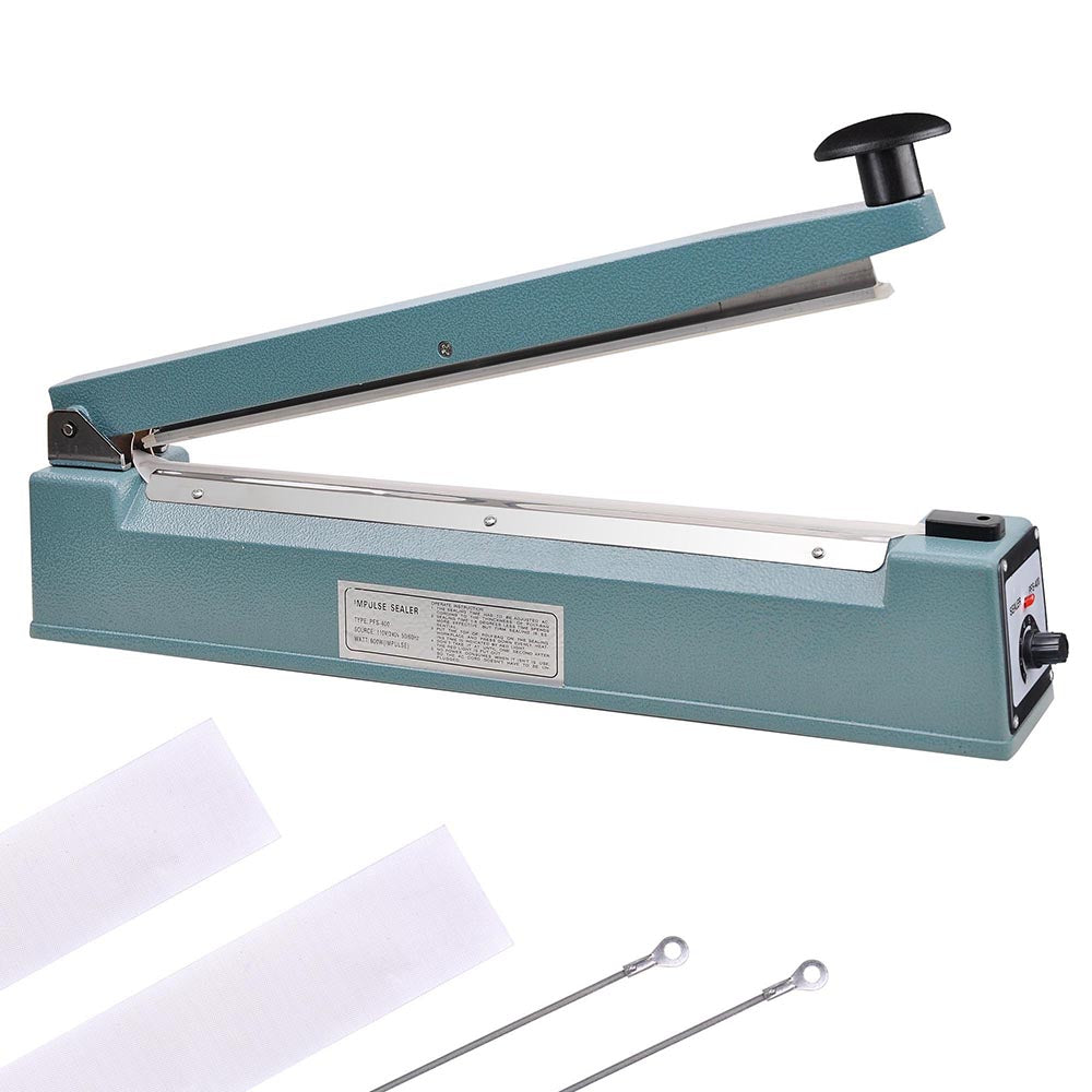 Yescom Plastic Bag Sealer Impulse Heat Sealing Machine 16