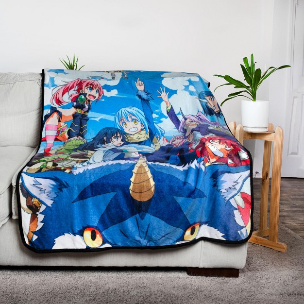 Just Funky That Time I Got Reincarnated As A Slime Fleece Throw Blanket 45 X 60 Inches