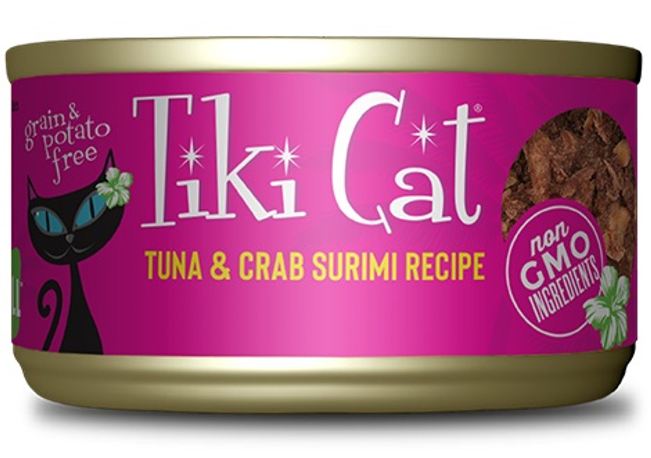 Tiki Cat Lanai Grill Tuna in Crab Surimi， 2.8oz