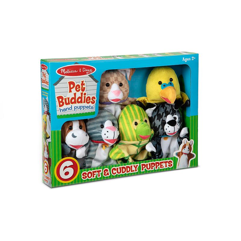 Melissa and Doug Pet Buddies Hand Puppets Set