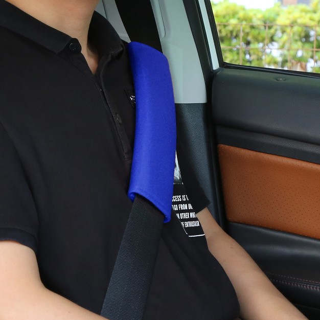 Unique Bargains Universal Shoulder Strap For Car Truck Polyester Sponge Seat Belt Covers