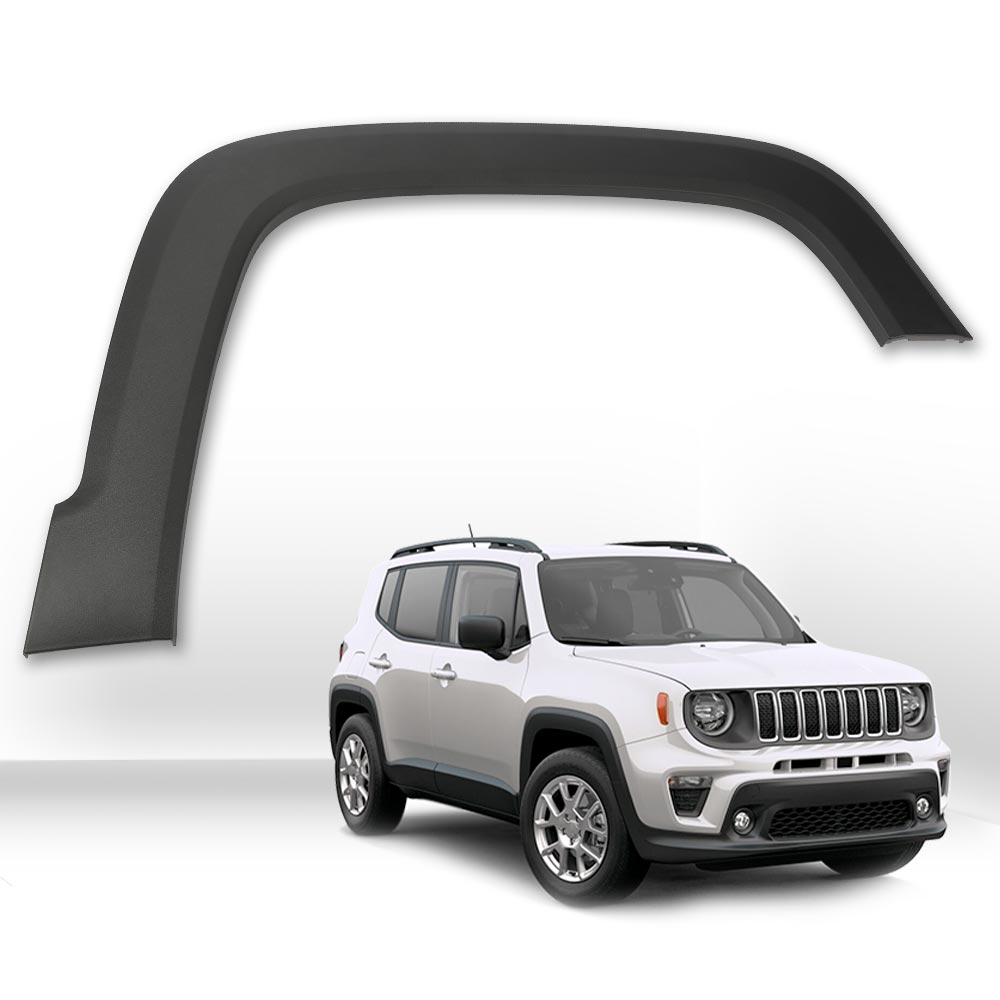 G-Plus Front Right Wheel Molding Fender Flare Textured Fit for 2015-2021 Jeep Renegade