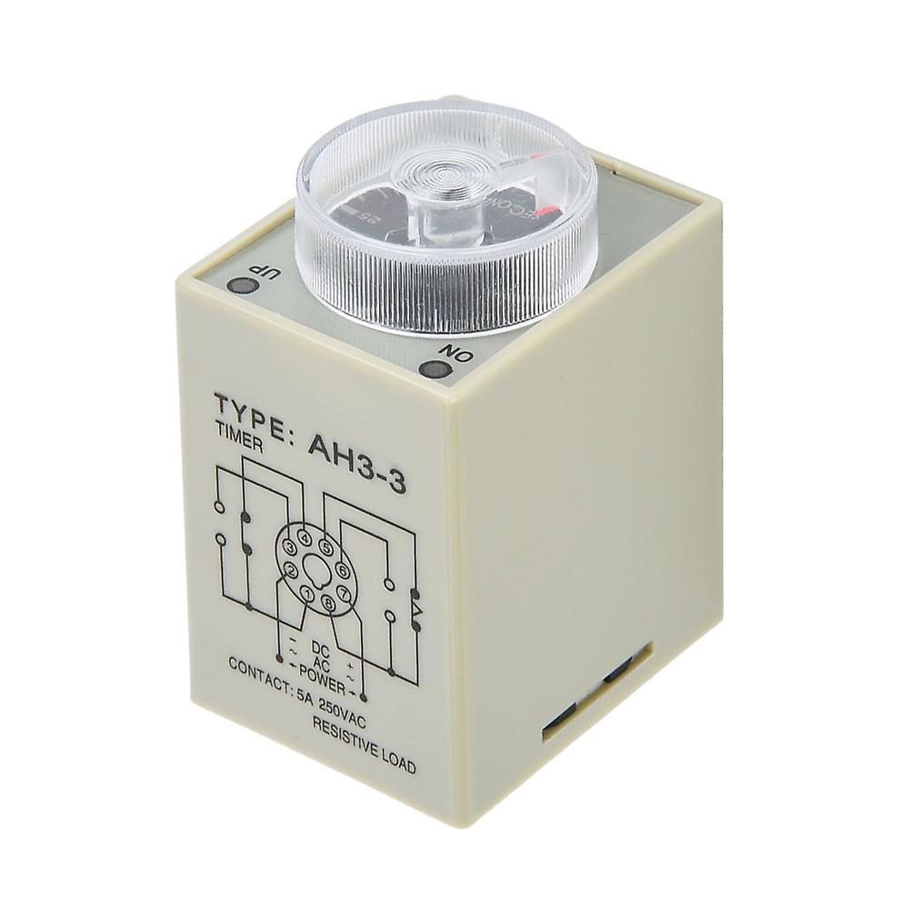 Time Relay 30s 8 Pins Timer 35mm Din Rail For Industrial Automation System Dc24v