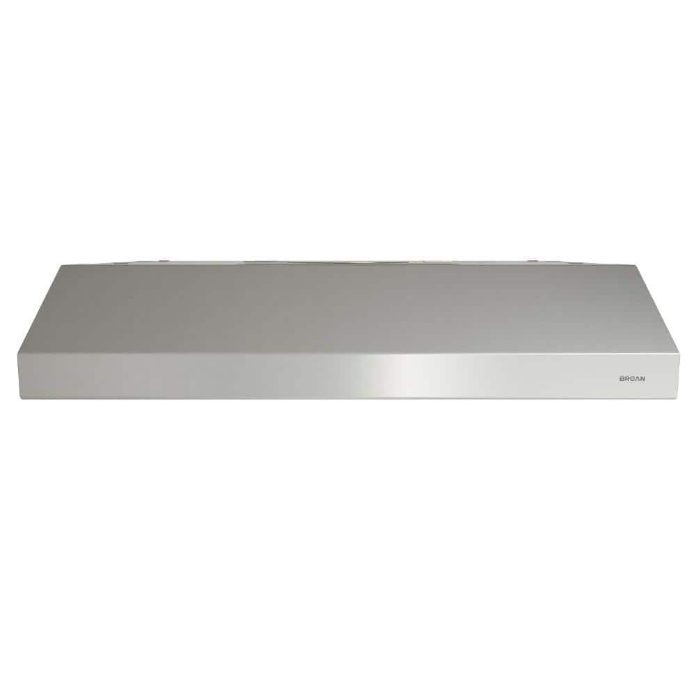 BroanNuTone Glacier 36 in 300 Max Blower CFM Convertible UnderCabinet Range Hood with Light in White ENERGY STAR