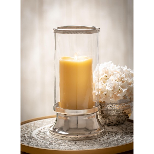 Wave Top Smooth Led Pillar Candle