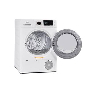 Midea 4.4 cu. ft. ventless Front Load Electric Dryer with Sensor dry in White MLE25H7BWW