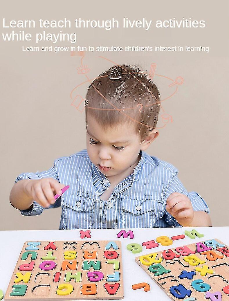 Cognitive Puzzles， Numbers， New Wooden 3d Learning Educational Toys， Children's Toys