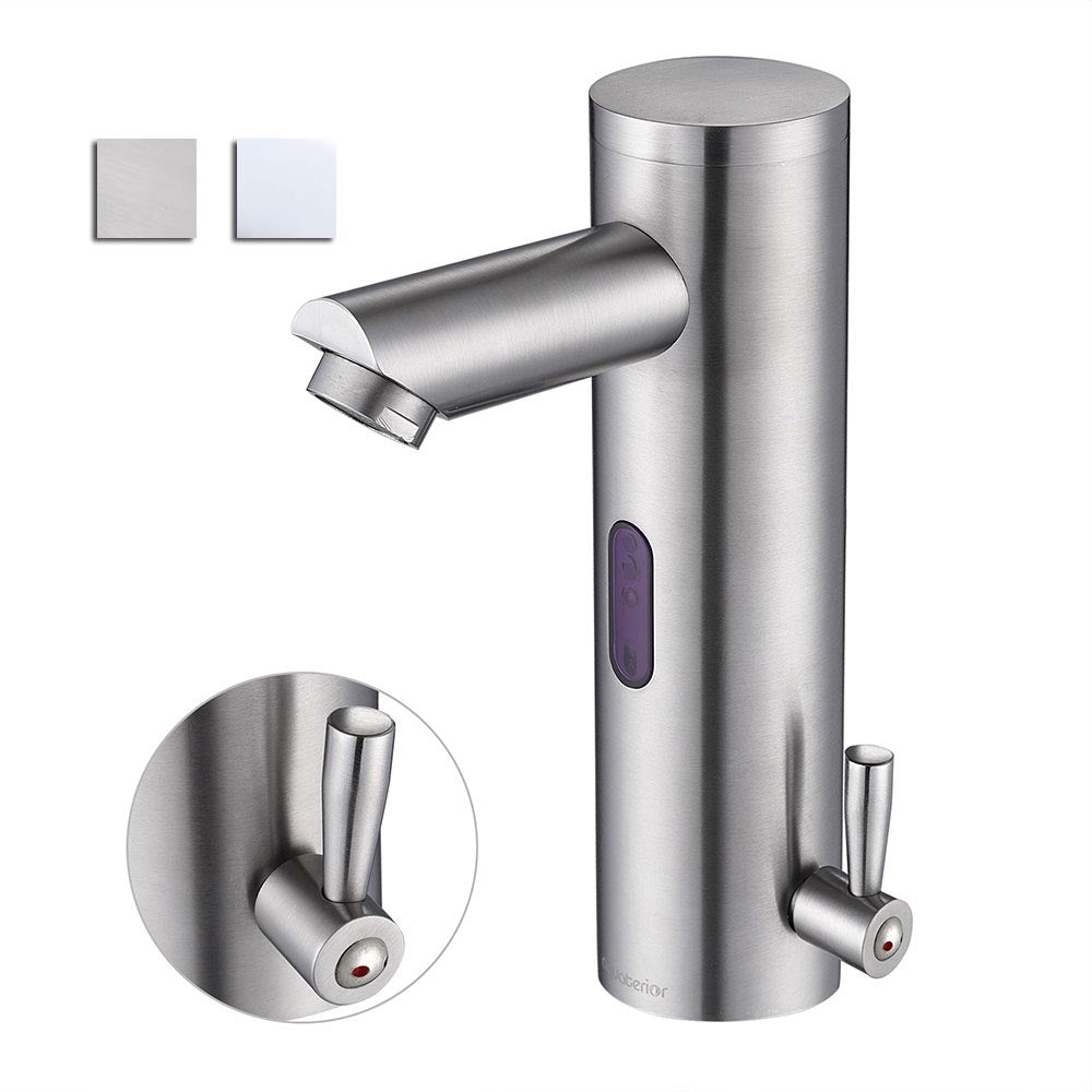 Aquaterior Touchless Lavatory Sink Faucet Hot & Cold 8