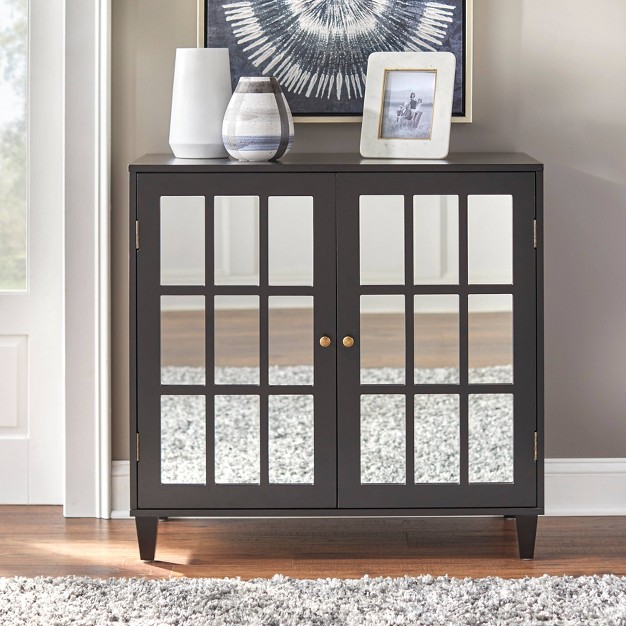 Alonzo Mirrored Door Buffet Cabinet Buylateral