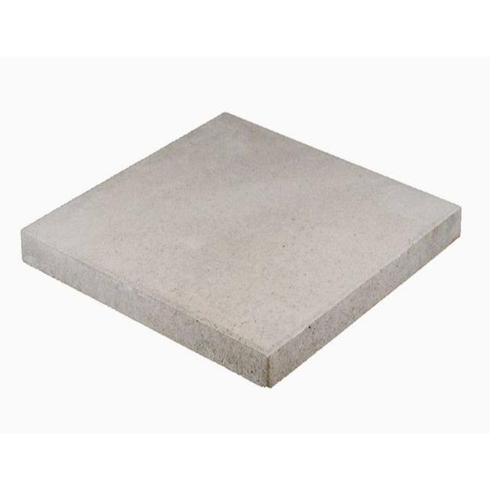 Oldcastle 20 in. x 20 in. Gray Concrete Step Stone (56-Piece Pallet) 12052355