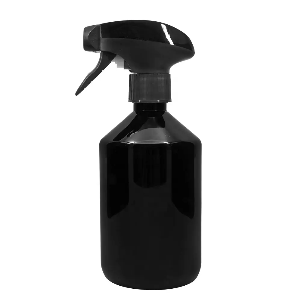 28 410 Matte Black  Plastic Trigger Sprayer with 500ml Bottle