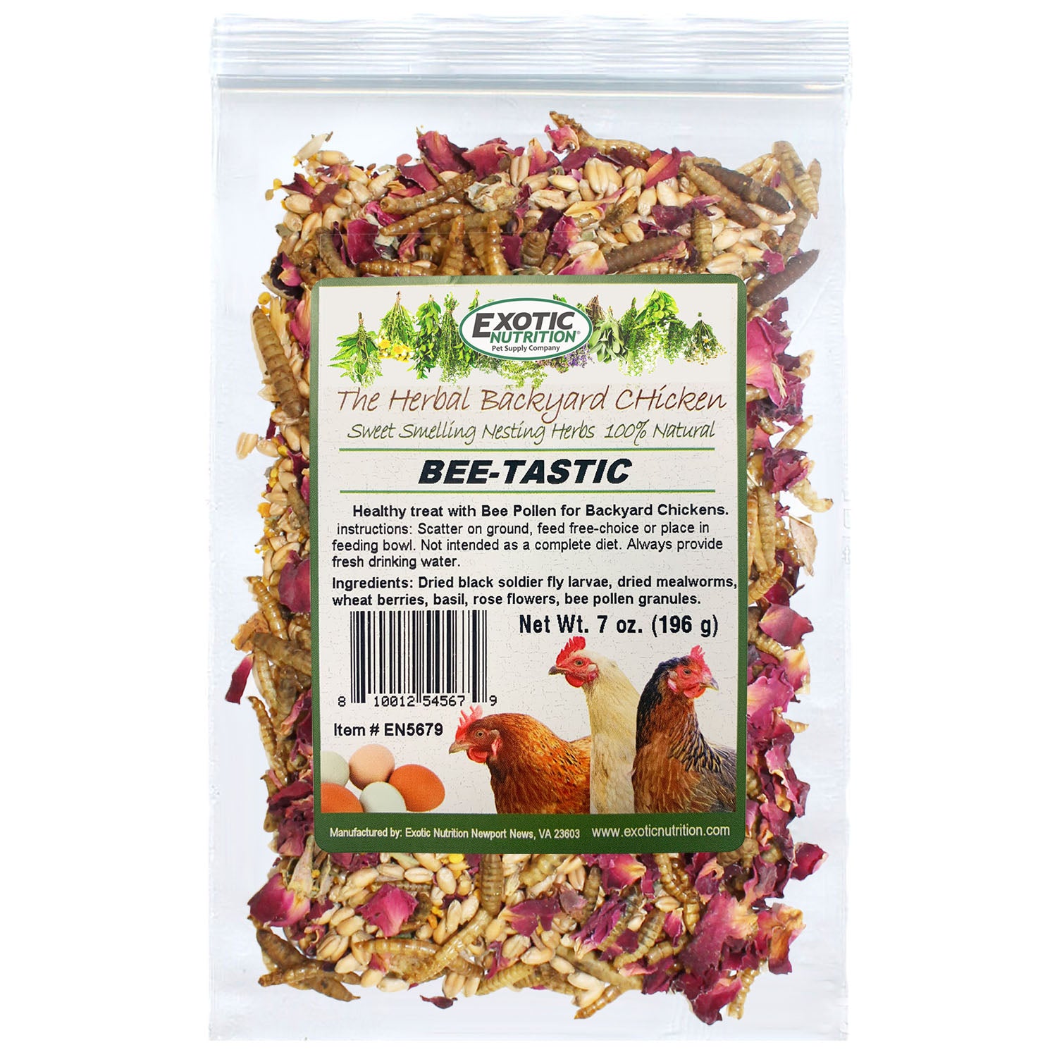 Exotic Nutrition Bee-Tastic Chicken Treat