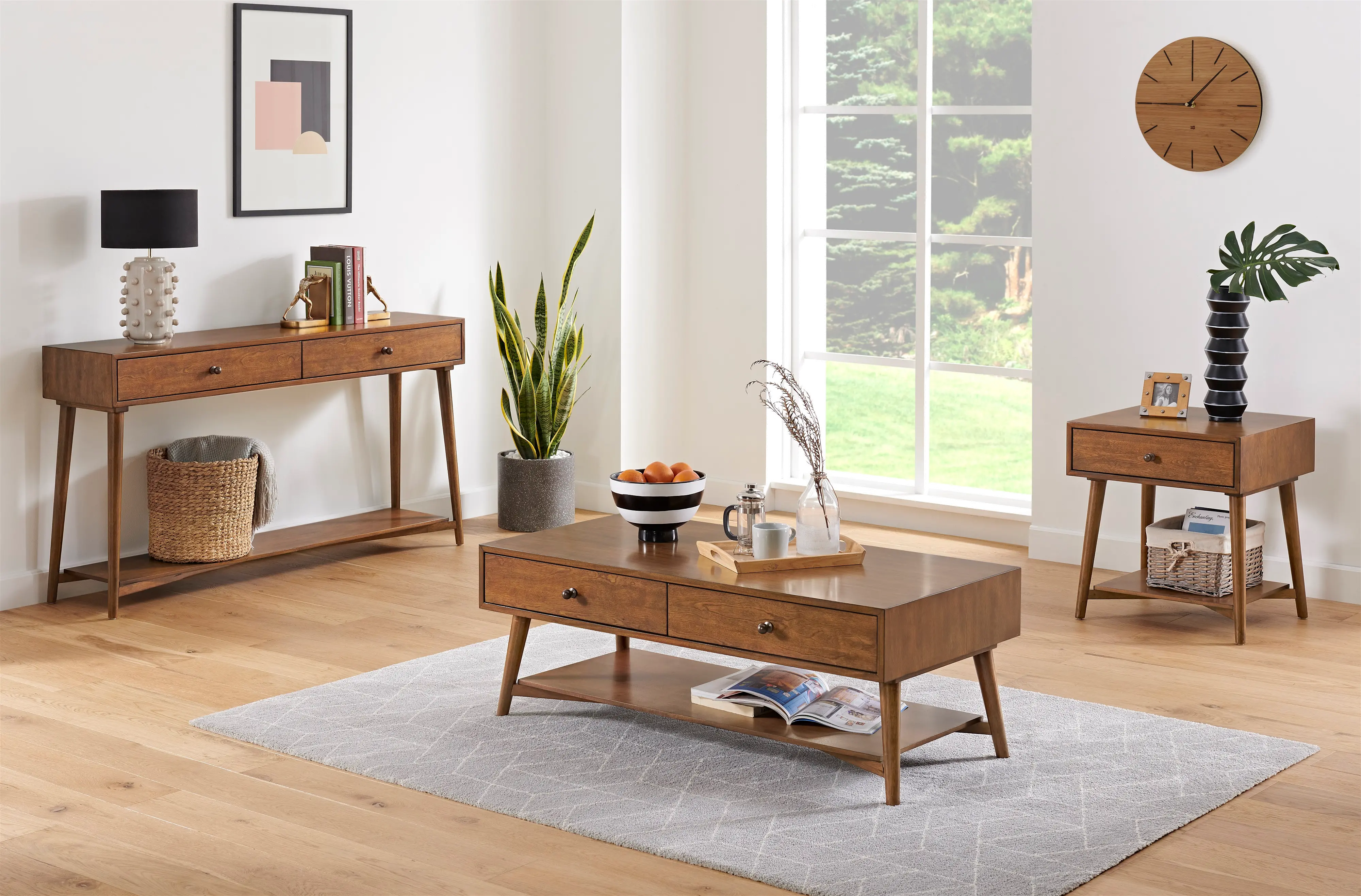 Robin Cinnamon Brown Sofa Table