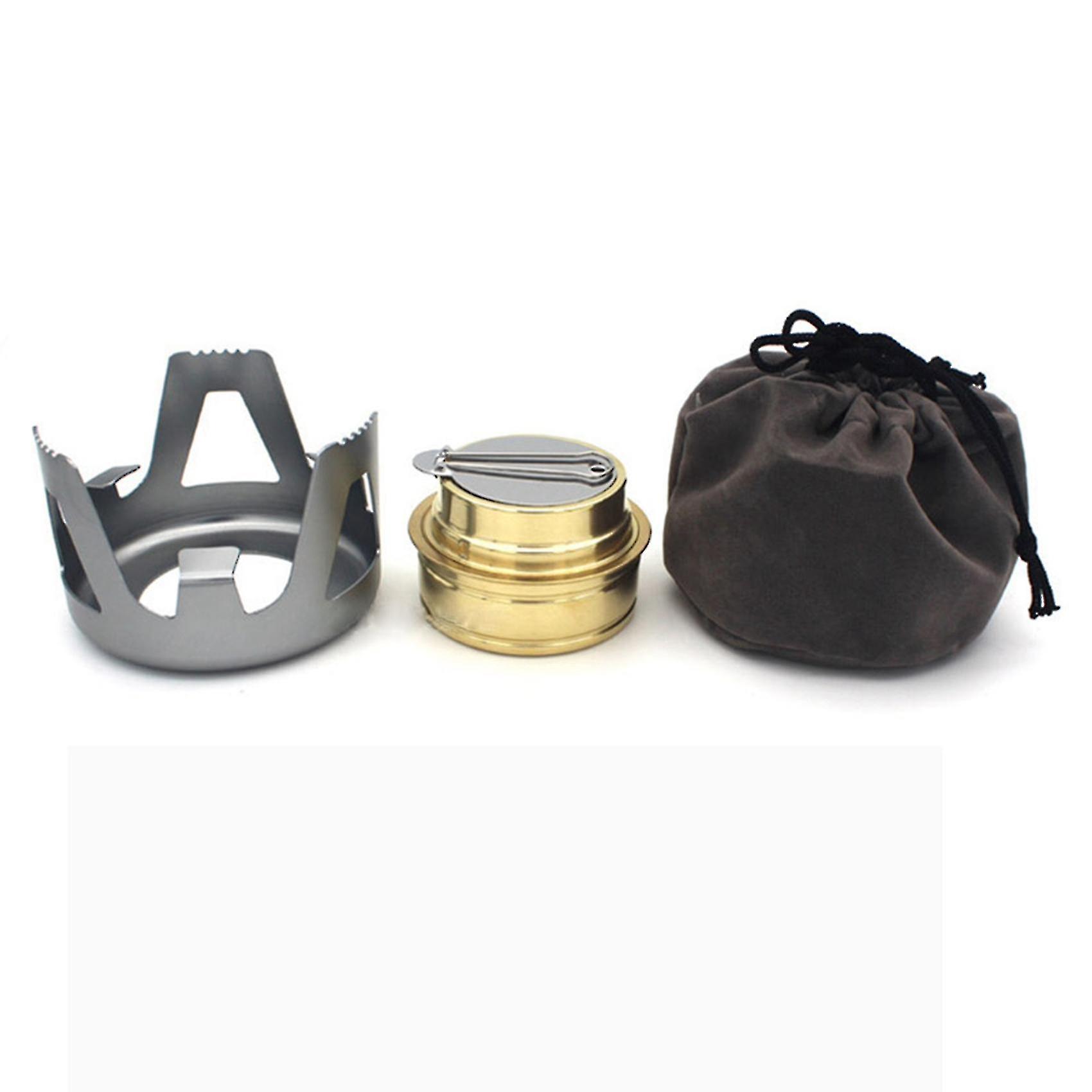 2x Portable Mini Spirit Burner Alcohol Stove For Outdoor Hiking