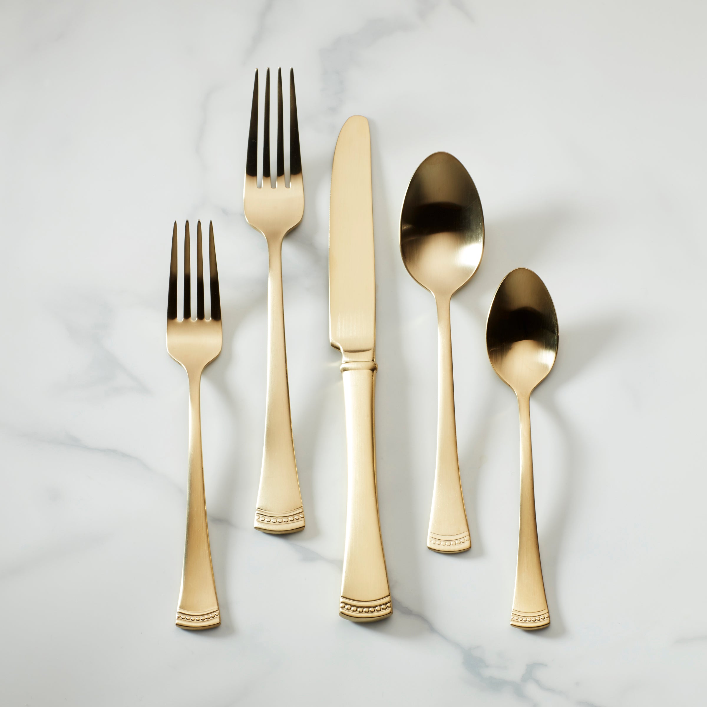 Portola Gold 60-Piece Flatware Set