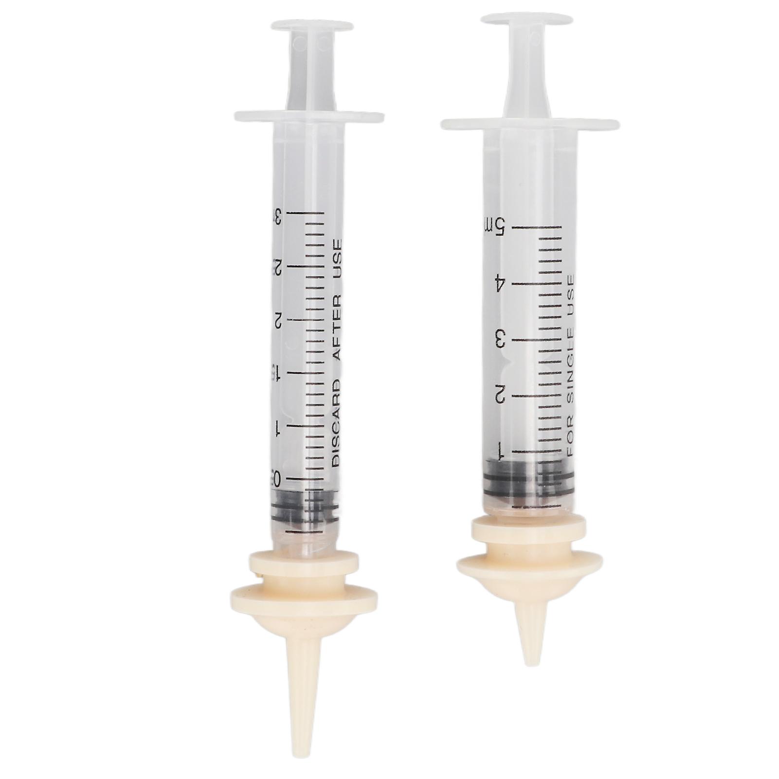 Pet Medicine Feeder Dog Syringe Dispenser With Concave Convex Handle For Small Animals