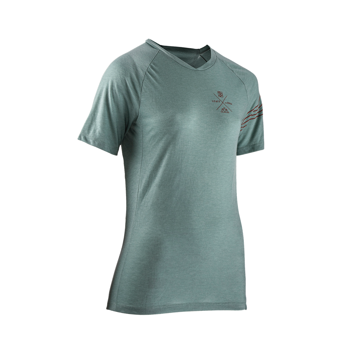 Leatt AllMtn 3.0 Short Sleeve MTB Jersey - Womens - Pistachio - 2023