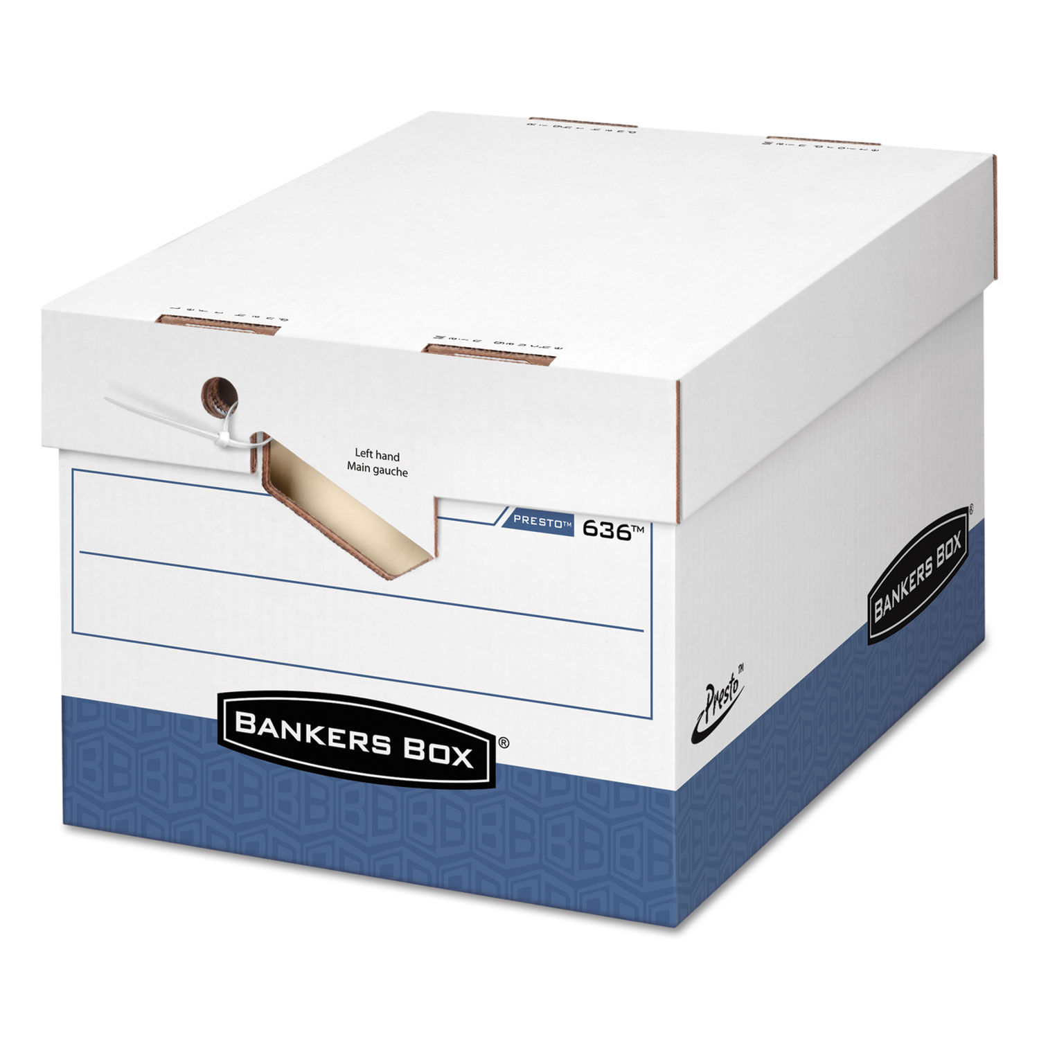 PRESTO Ergonomic Design Storage Boxes by Bankers Boxandreg; FEL0063601