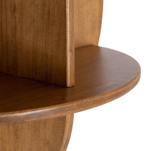 Kate And Laurel Jalla Wood Floating Side Table