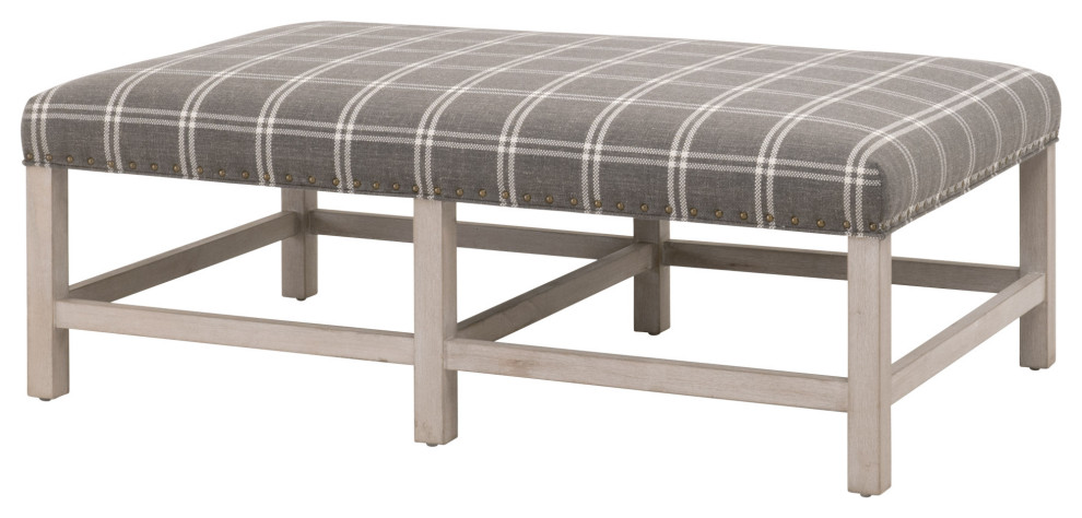 Blakely Upholstered Coffee Table   Farmhouse   Coffee Tables   by Essentials for Living  Houzz