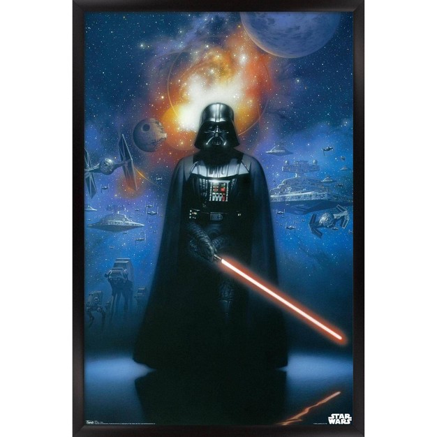 Star Wars Darth Vader Framed Poster Trends International