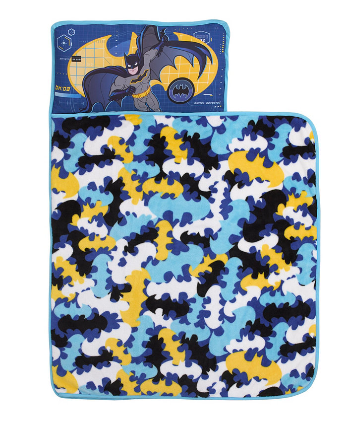 Macy's Batman Preschool Toddler Nap Mat with Pillow， Blanket and Name Tag