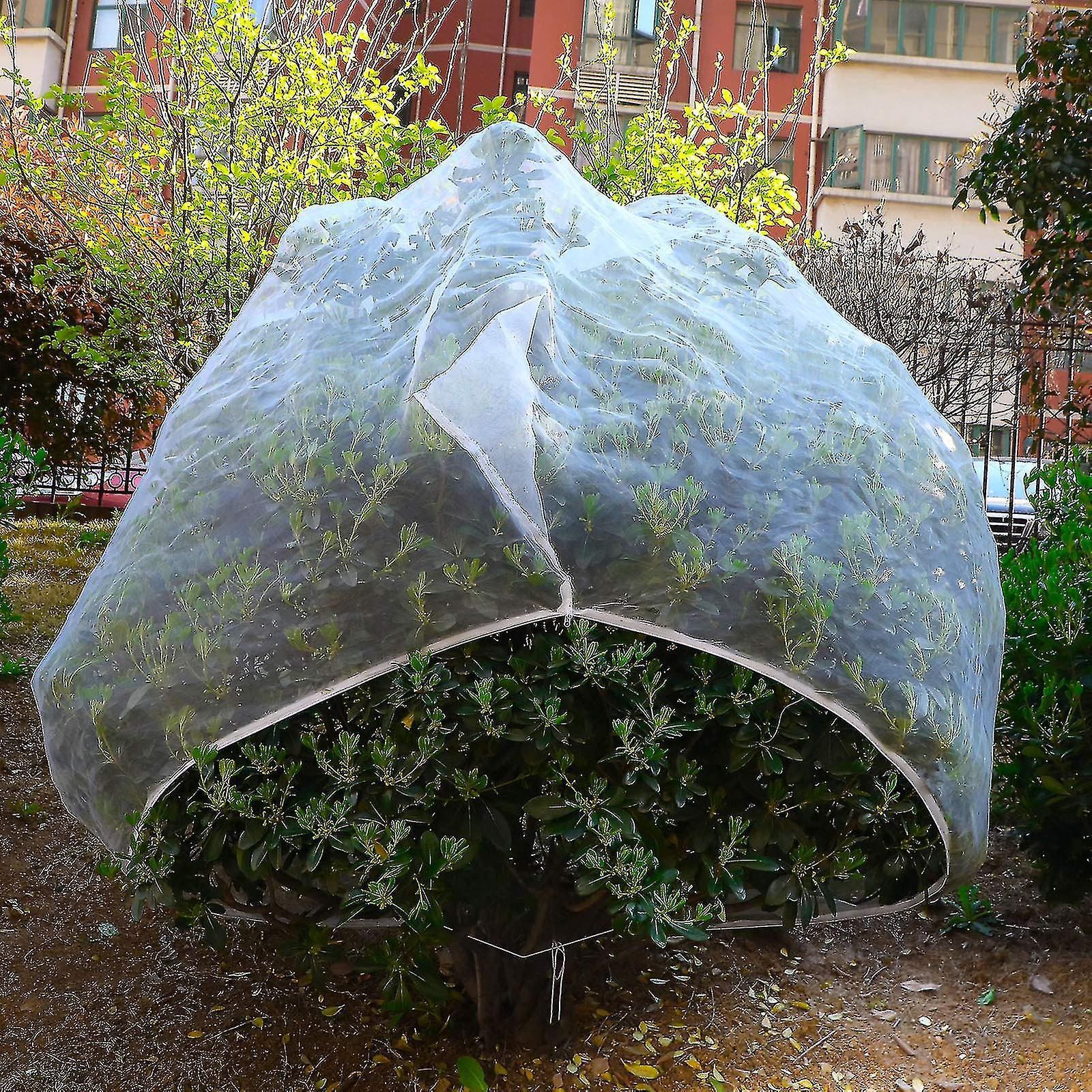 Large Garden Insect Netting Plant Cover With Zipper H In shape Bag Garden Bug Netting Plant Cover For Protecting Plant Fruits