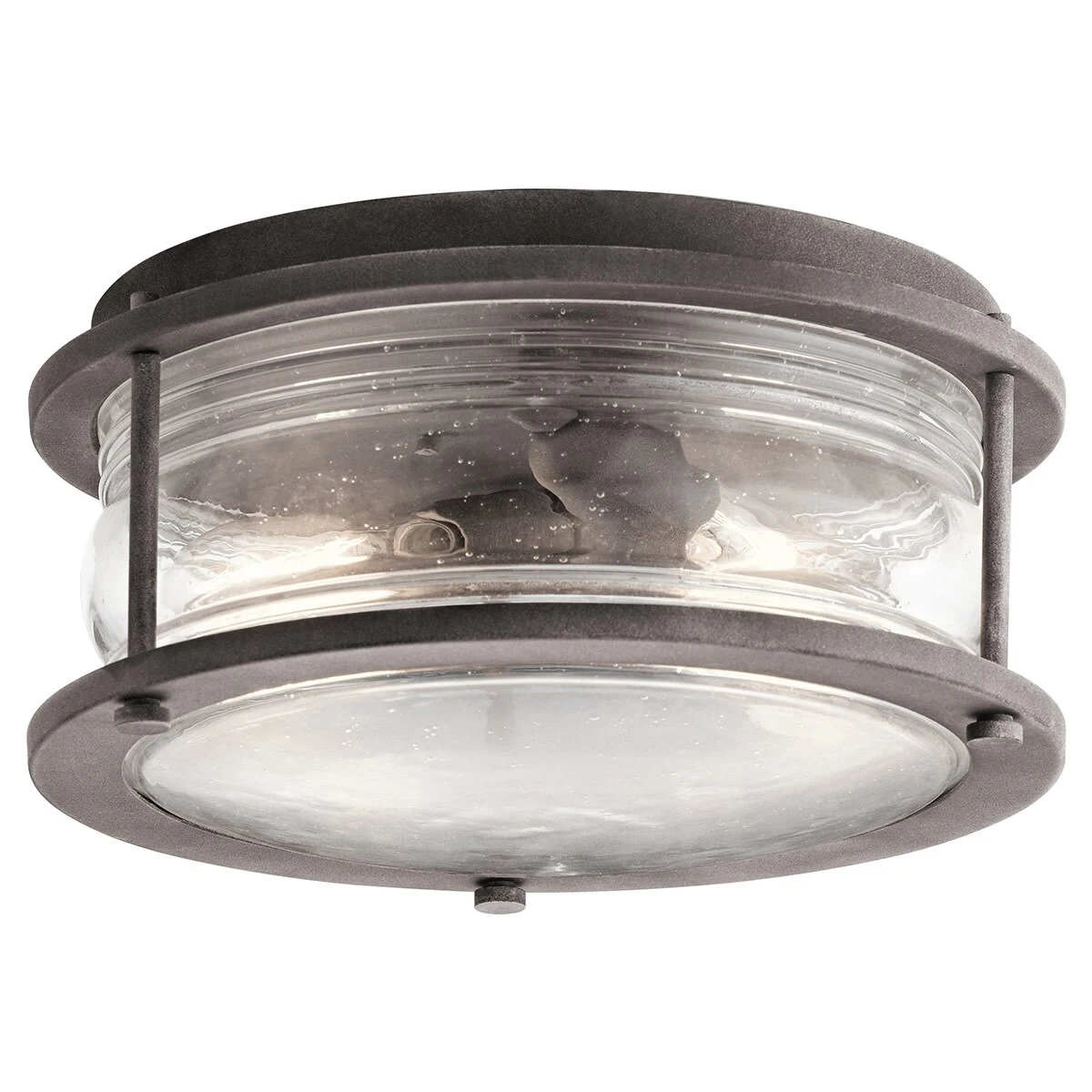 Kichler Ashland Bay 2 Light Outdoor Semi-Flush Ceiling Fixture