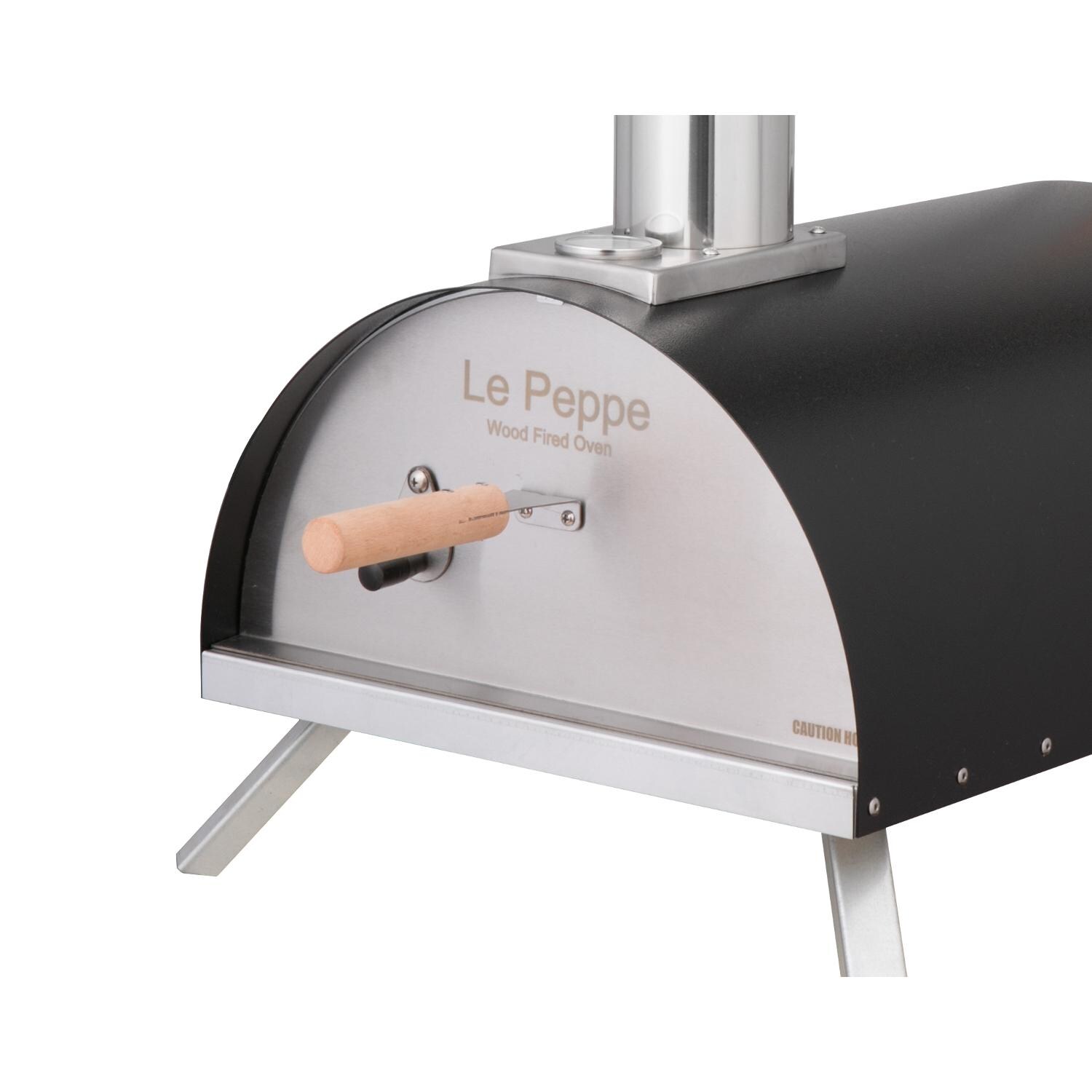 WPPO Le Peppe Portable Pizza Oven w/ Peel | WKE-01BLCK