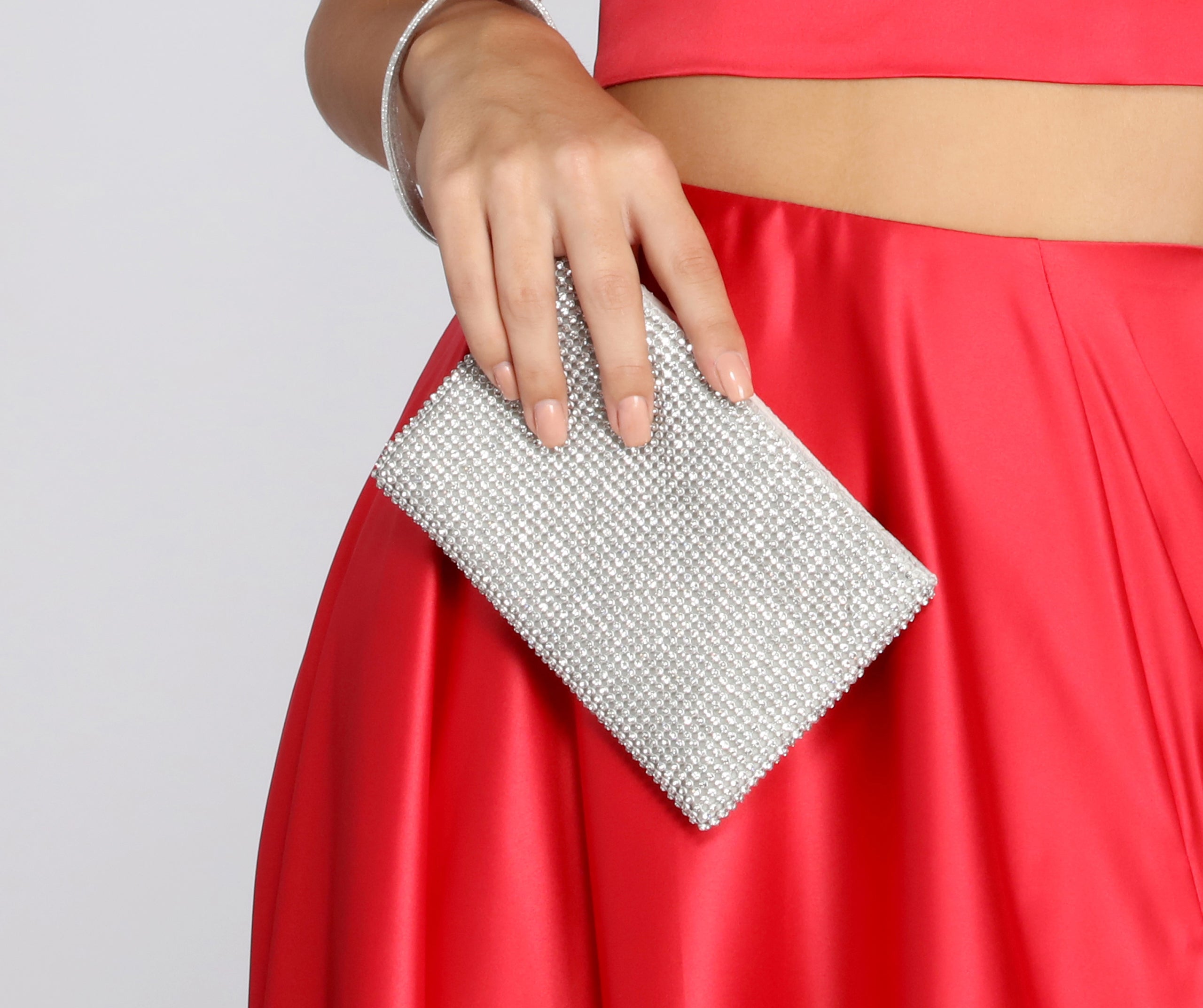 Don't Rush Me Rhinestone Wristlet