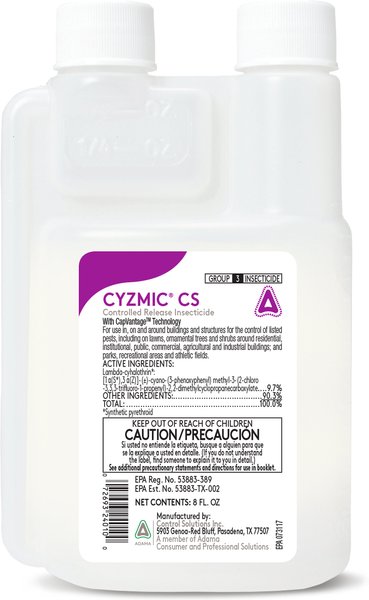 CSI Cyzmic CS Insecticide Farm Animal Concentrate