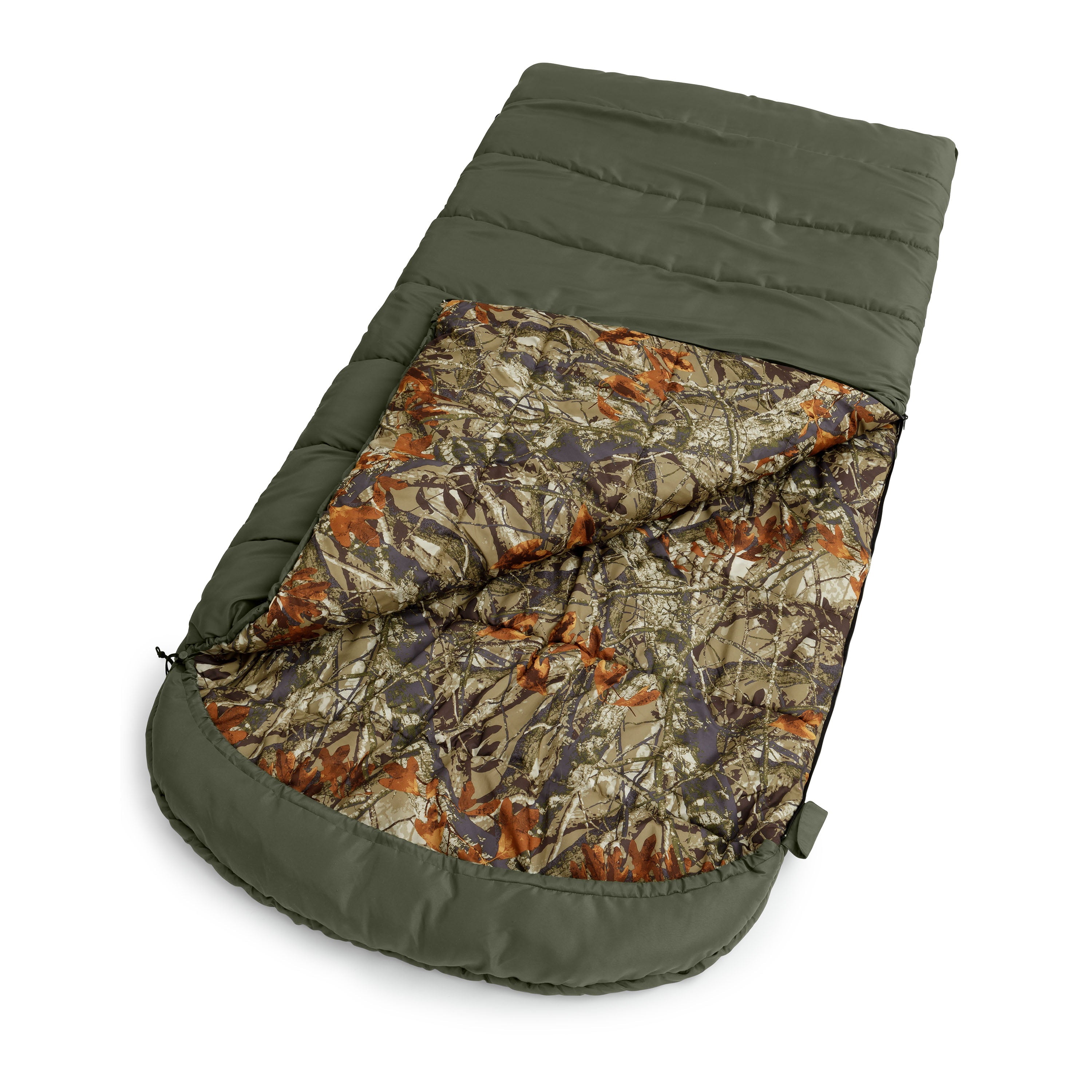 Ozark Trail North Fork 30F Flannel Hooded Sleeping Bag