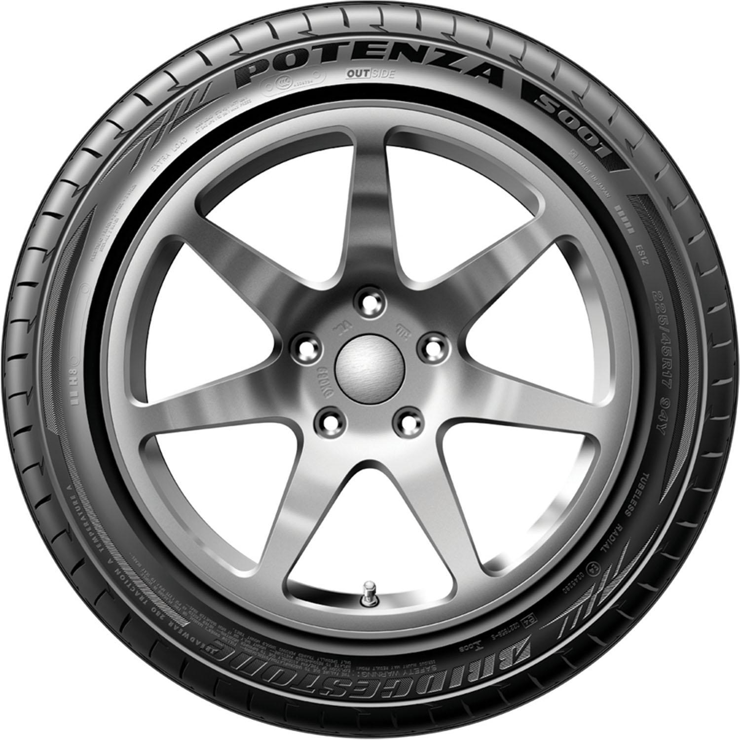 Bridgestone Potenza S001 RFT Summer 225/40R19 93Y XL Passenger Tire