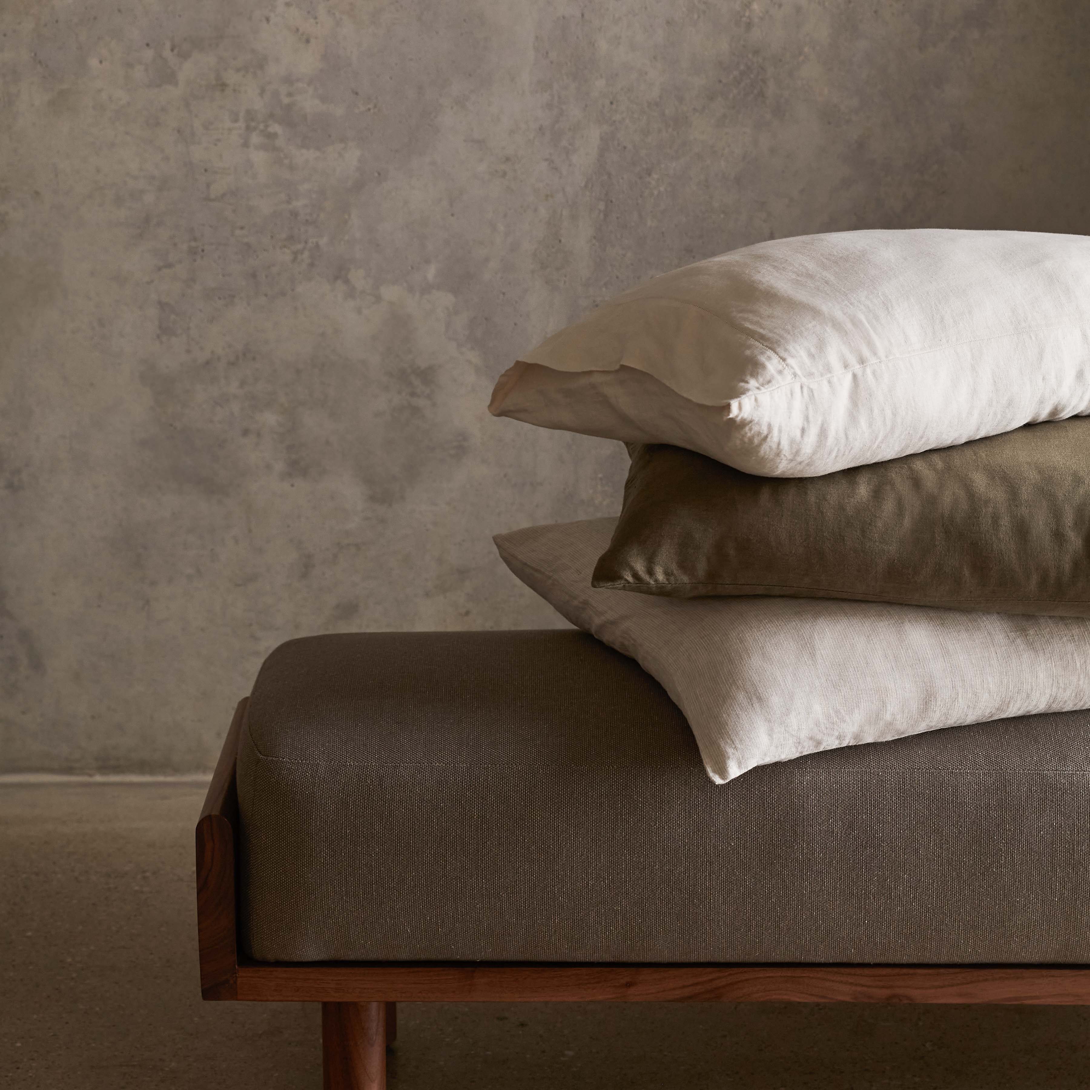 Stonewashed Linen Pillowcases