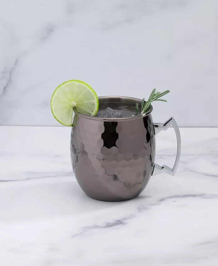 Cambridge Black Faceted Moscow Mule Mug