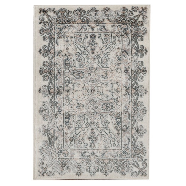 Modern Distressed Oriental Medallion Indoor Area Rug Or Runner By Blue Nile Mills