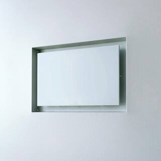 FITTES Aria Lite - Flush Wall Vent 10 in.x14 in. White DWLITBD10X14WHT