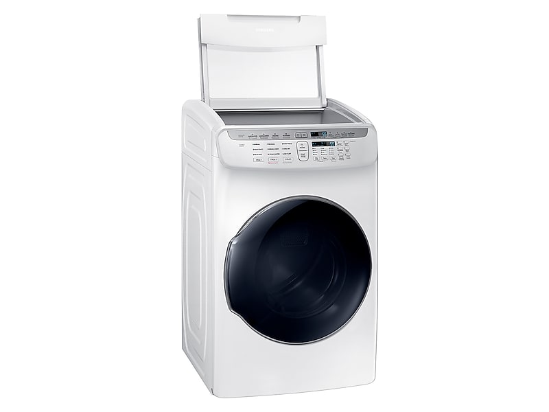 Samsung DVE55M9600W 7.5 Cu. Ft. Smart Electric Dryer With Flexdry™ In White