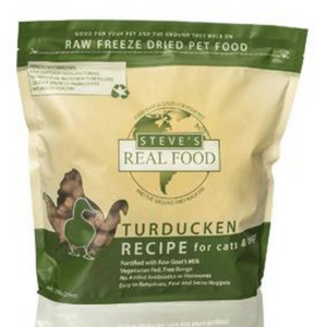 Steve's Real Food Freeze-Dried Turducken for Dogs， 1.25 lbs