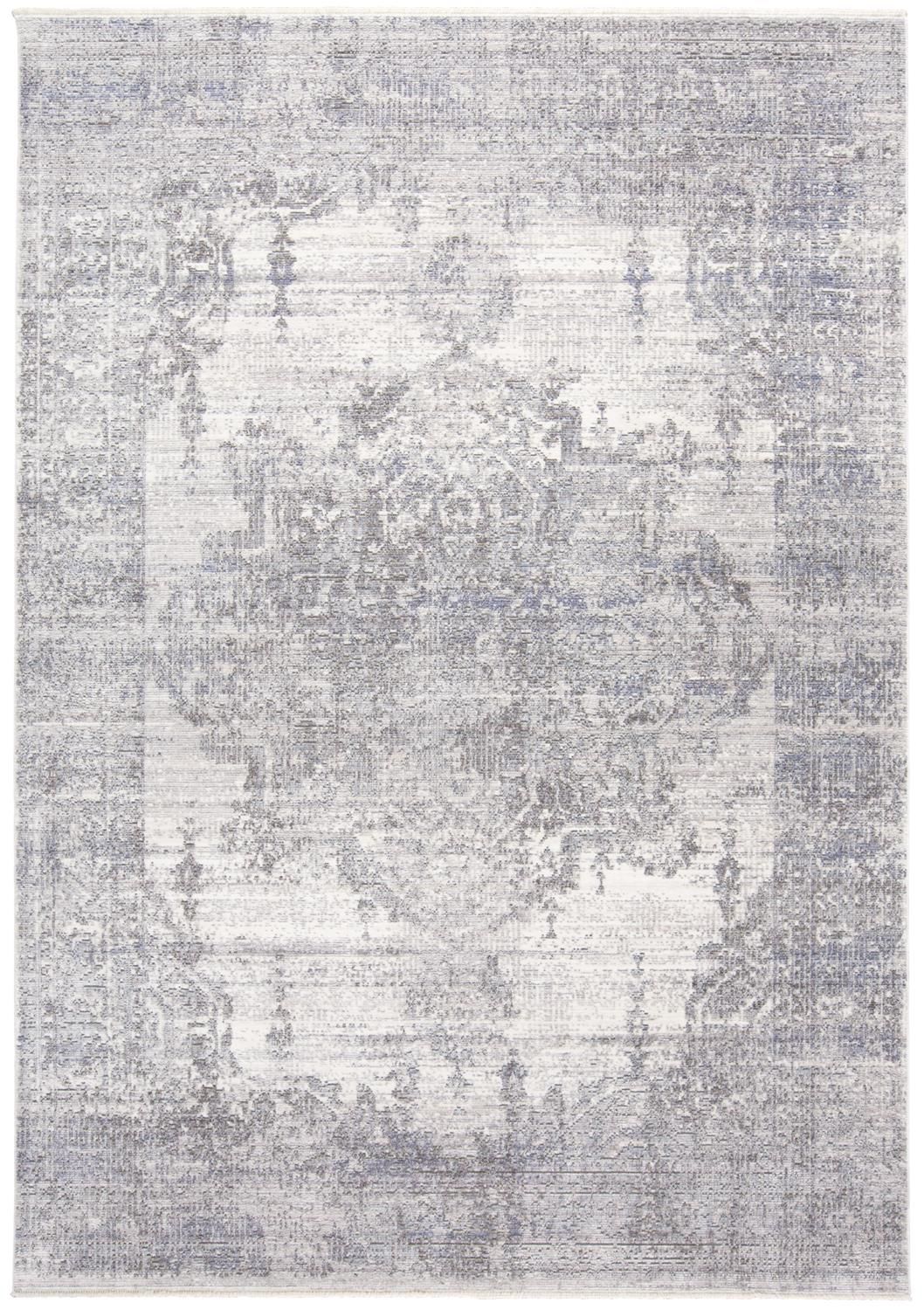 Tirza Gray and Blue Rug by BD Fine