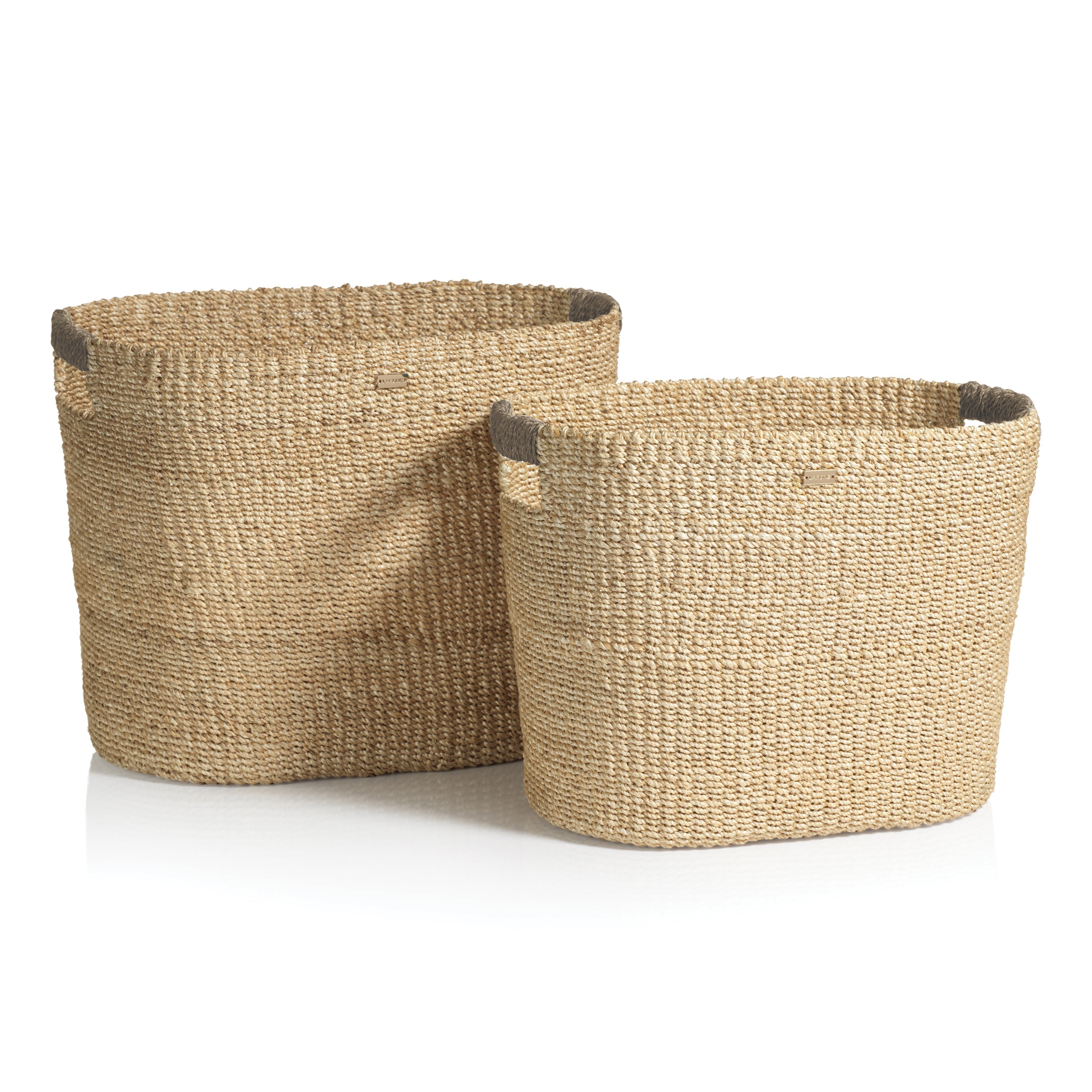 Lucena Oval Abaca Baskets - Set of 2