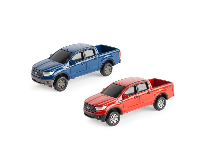 2019 Ford Ranger XLT 4 Door 1:64 Pickup， Assortment - 47168