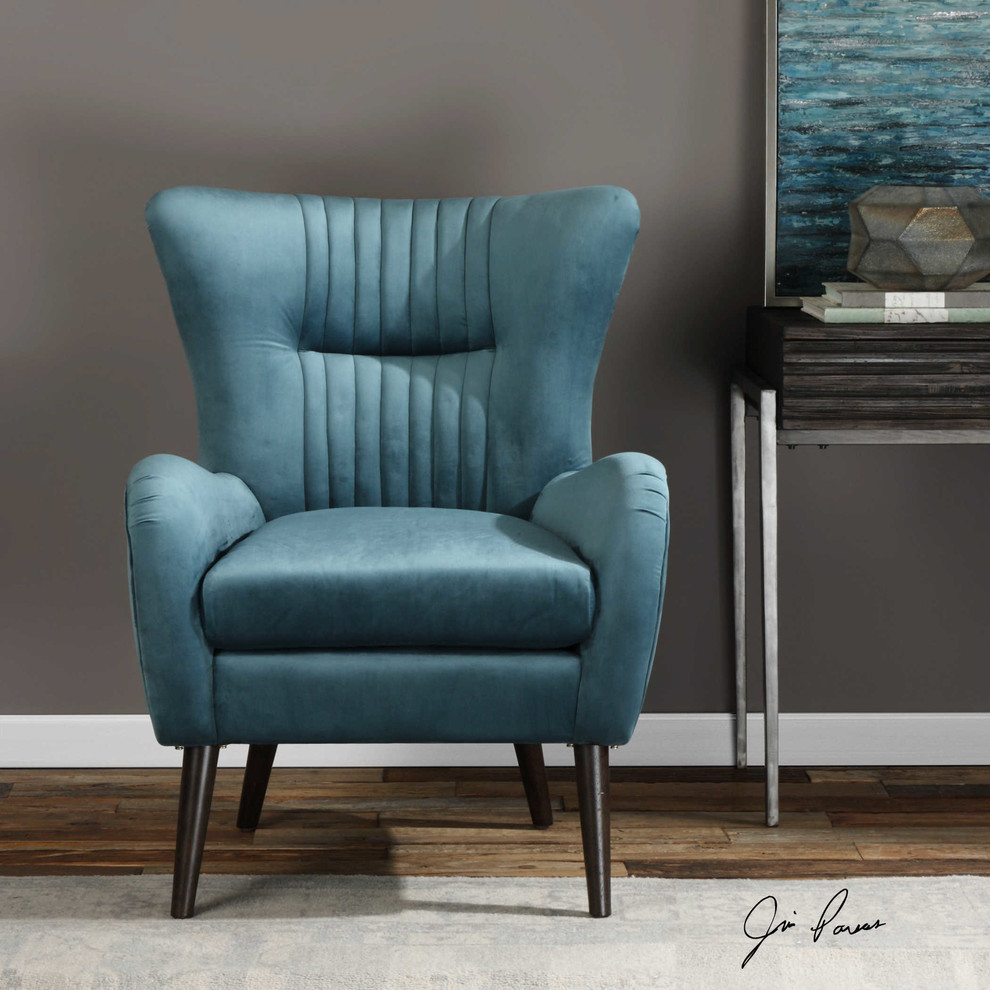 Dax Mid Century Accent Chair   Midcentury   Armchairs And Accent Chairs   by Ownax  Houzz