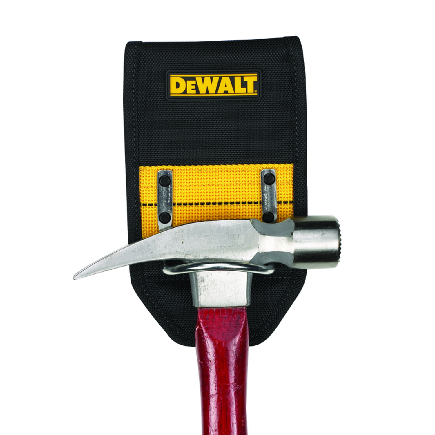 DW Polyester Fabric Hammer Holder 6 in. L X 10.25 in. H Black/Yellow