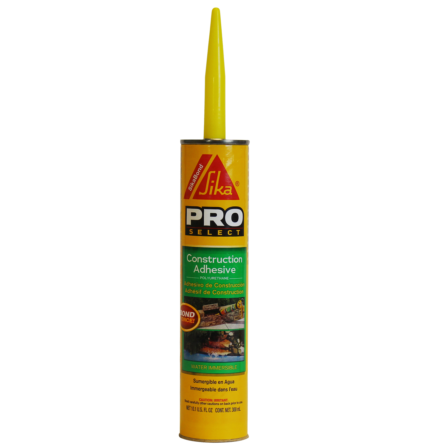 Sika Pro Select Polyurethane Construction Adhesive 10.1 oz